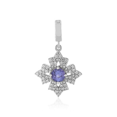 Pendentif en argent et Tanzanite