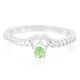 Bague en or et Grenat vert menthe de Merelani