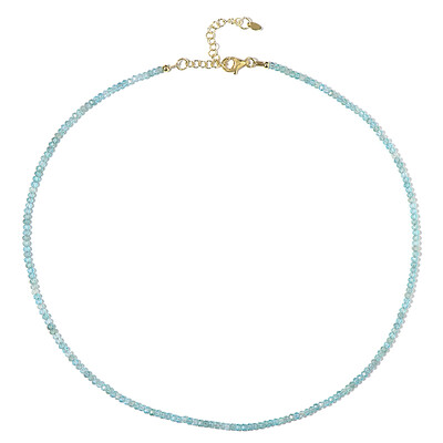 Collier en argent et Apatite bleue