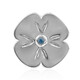 Charm en argent et Topaze bleu Suisse (Annette)