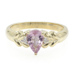 Bague en or et Tourmaline cuprifère rose