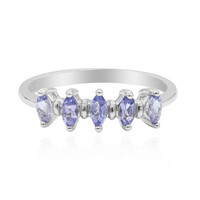 Bague en argent et Tanzanite