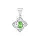 Pendentif en argent et Grenat Tsavorite