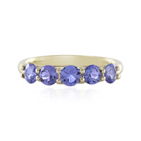 Bague en or et Tanzanite AAA (de Melo)