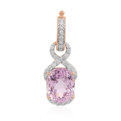 Pendentif en or et Kunzite (Annette)