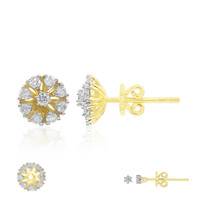 Boucles d'oreilles en or et Diamant SI1 (G)