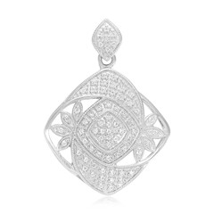 Pendentif en argent et Topaze blanche