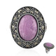 Bague en argent et Kunzite (Annette classic)