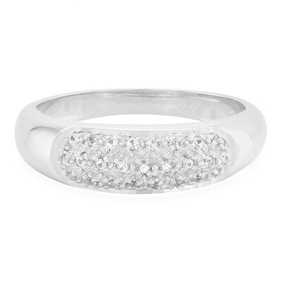 Bague en argent et Saphir blanc