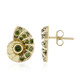 Boucles d'oreilles en or et Diamant vert I3