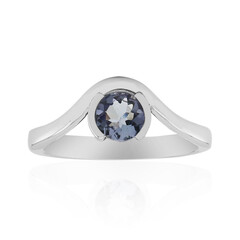 Bague en argent et Tanzanite non chauffée