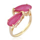 Bague en or et Saphir rose de Madagascar (de Melo)