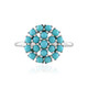 Bague en argent et Turquoise Sleeping Beauty