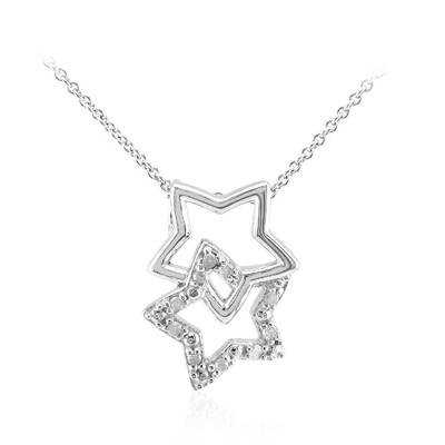 Collier en argent et Diamant I2 (I)