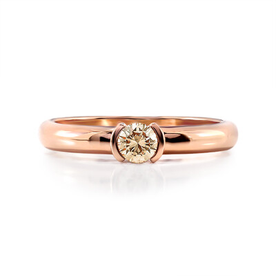 Bague en or et Diamant rose de France VS1 d'Argyle (Annette)