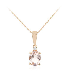 Collier en or et Morganite AAA