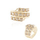 Bague en or et Diamant champagne I3 (de Melo)