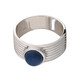 Bague en argent et Opale bleue