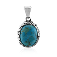 Pendentif en argent et Turquoise bleue de Mohavie (Art of Nature)