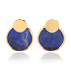 Boucles d'oreilles en argent et Sodalite (de Melo)