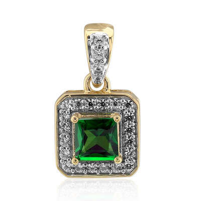 Pendentif en or et Tsavorite du Kenya AAA