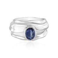 Bague en argent et Kyanite du Népal (de Melo)