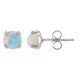 Boucles d'oreilles en argent et Opale Welo