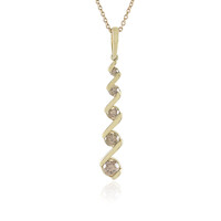 Collier en or et Diamant champagne I2