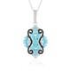 Collier en argent et Turquoise arizona