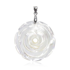 Pendentif en argent et Nacre