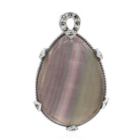 Pendentif en argent et Fluorite (Annette classic)