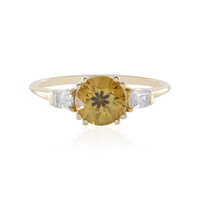 Bague en or et Zircon jaune