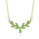 Collier en argent et Grenat Tsavorite