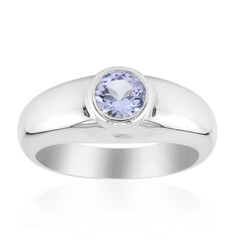 Bague en argent et Tanzanite non chauffée (Pallanova)