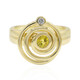 Bague en argent et Saphir jaune (MONOSONO COLLECTION)