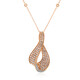 Collier en or et Diamant rose I1 (CIRARI)