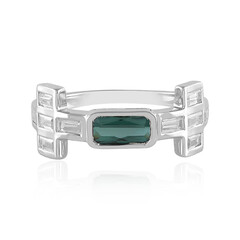 Bague en argent et Indicolite(Adela Silber)