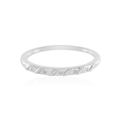 Bague en argent et Diamant I2 (I)