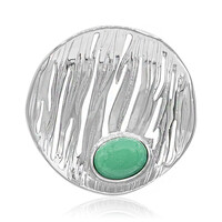 Pendentif en argent et Chrysoprase