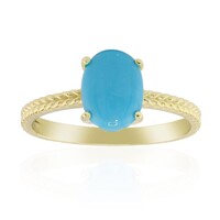 Bague en or et Turquoise Sleeping Beauty