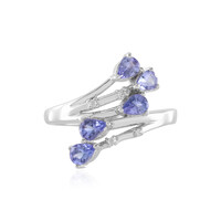 Bague en argent et Tanzanite