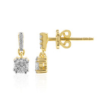 Boucles d'oreilles en or et Diamant VVS1 (G)