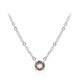 Collier en argent et Morganite