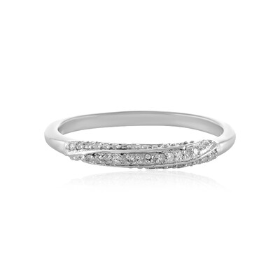 Bague en argent et Diamant I2 (I)