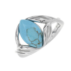 Bague en argent et Turquoise