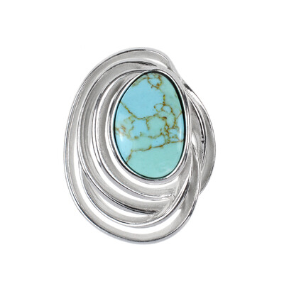 Pendentif en argent et Turquoise (dagen)