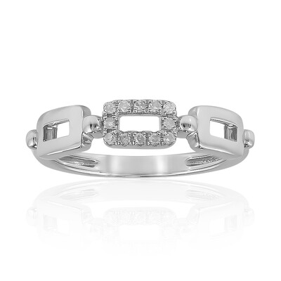 Bague en argent et Diamant I2 (H)