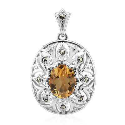 Pendentif en argent et Citrine (Annette classic)