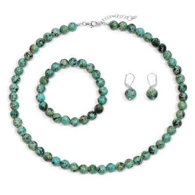 Parure en argent et Turquoise