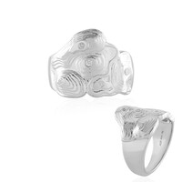 Bague en argent et Diamant I2 (H) (SAELOCANA)